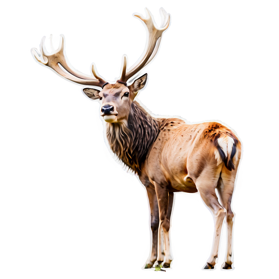 Majestic Stag Roaring Png 06292024 PNG Image