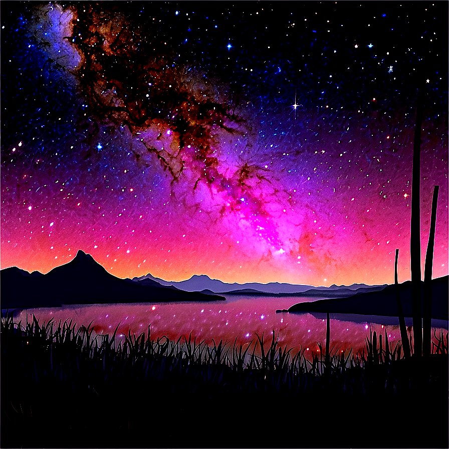 Majestic Stardust Landscape Png Igq33 PNG Image