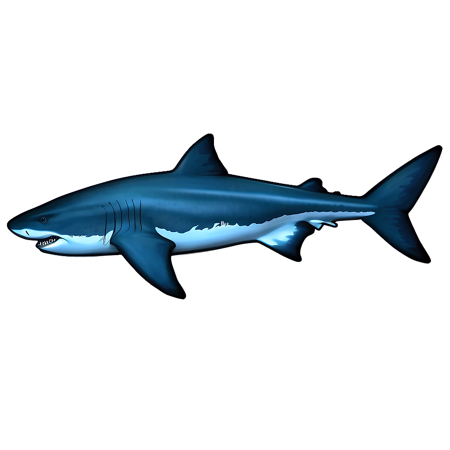 Majestic Tiger Shark Art Png 84 PNG Image