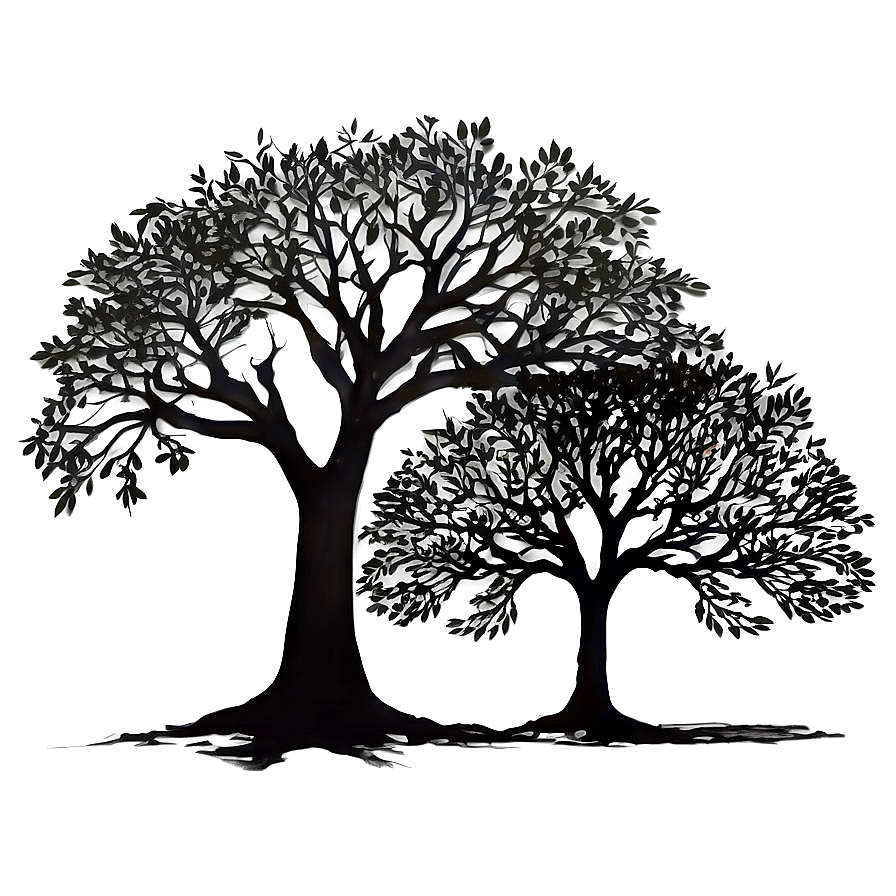 Majestic Tree Silhouette Png Hnh PNG Image