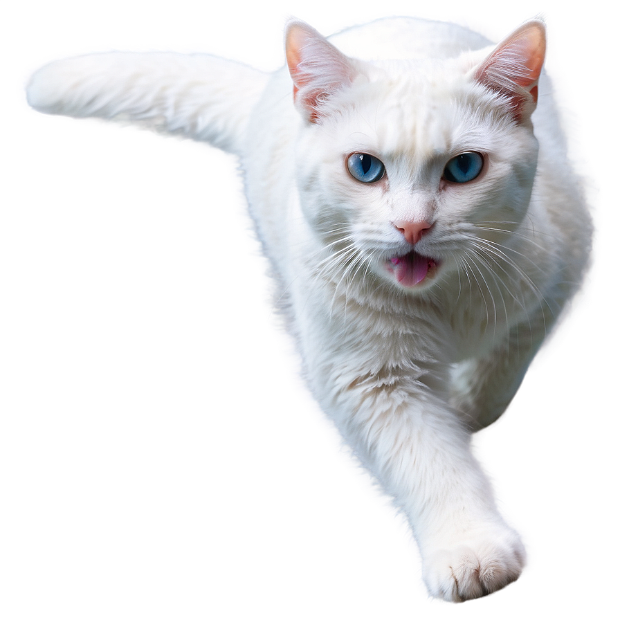 Majestic White Cat Png A PNG Image