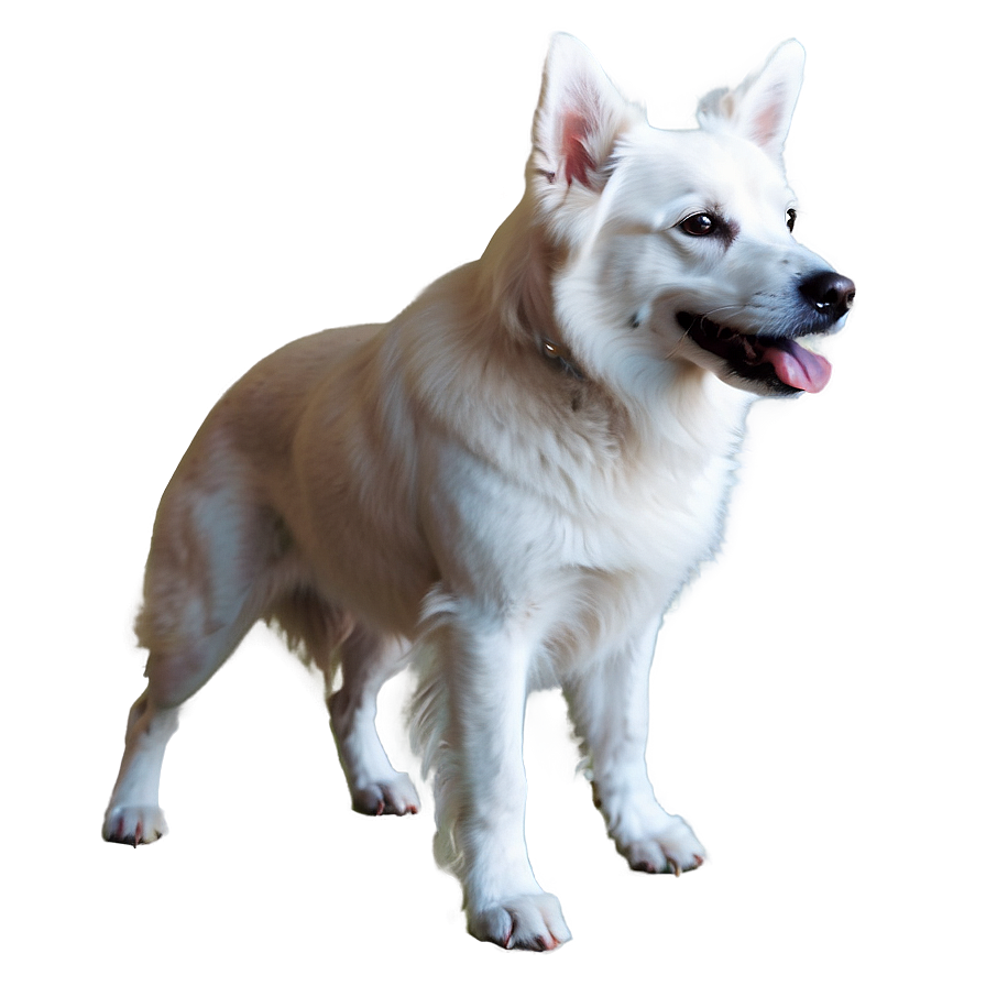 Majestic White Dog Png Jmm PNG Image