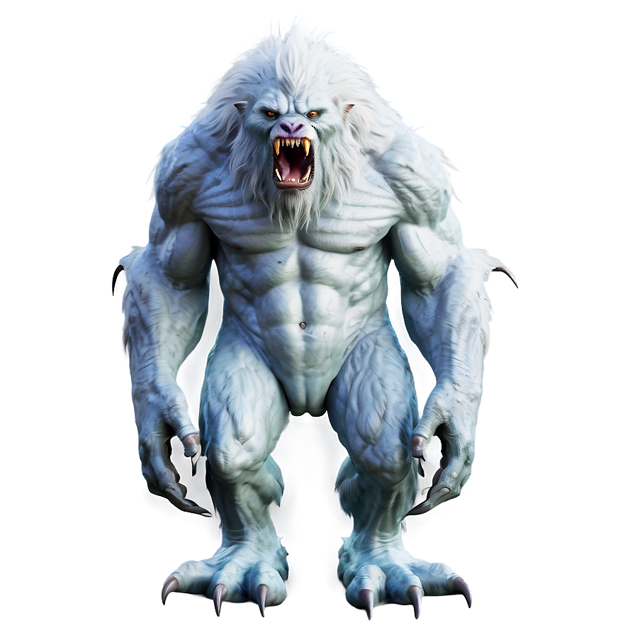 Majestic White Monster Png 56 PNG Image