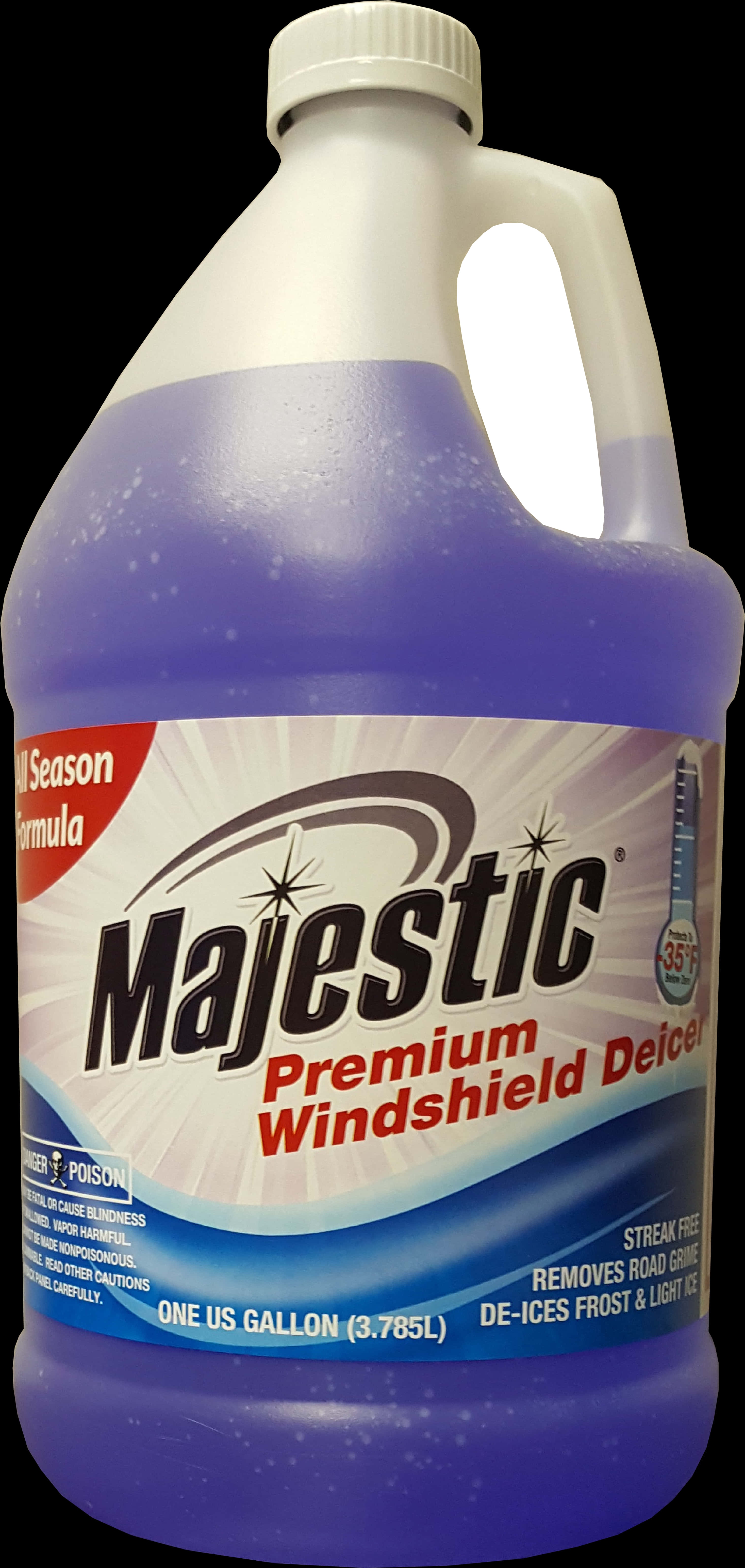 Majestic Windshield Deicer Gallon PNG Image