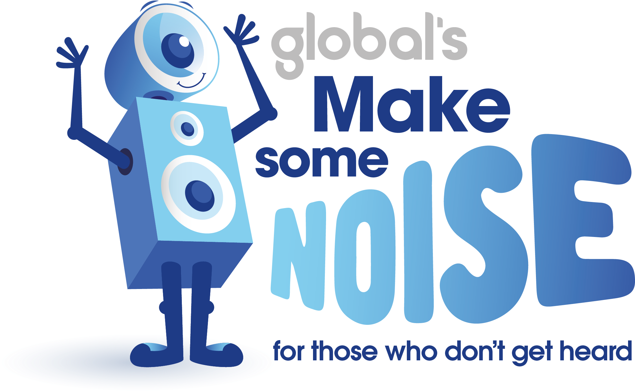 Make Some Noise Campaign Mascot PNG Image