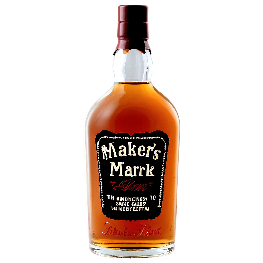 Makers Mark Whiskey Bottle Png 42 PNG Image