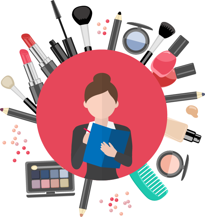 Makeup Artist Essentials_ Vector PNG Image