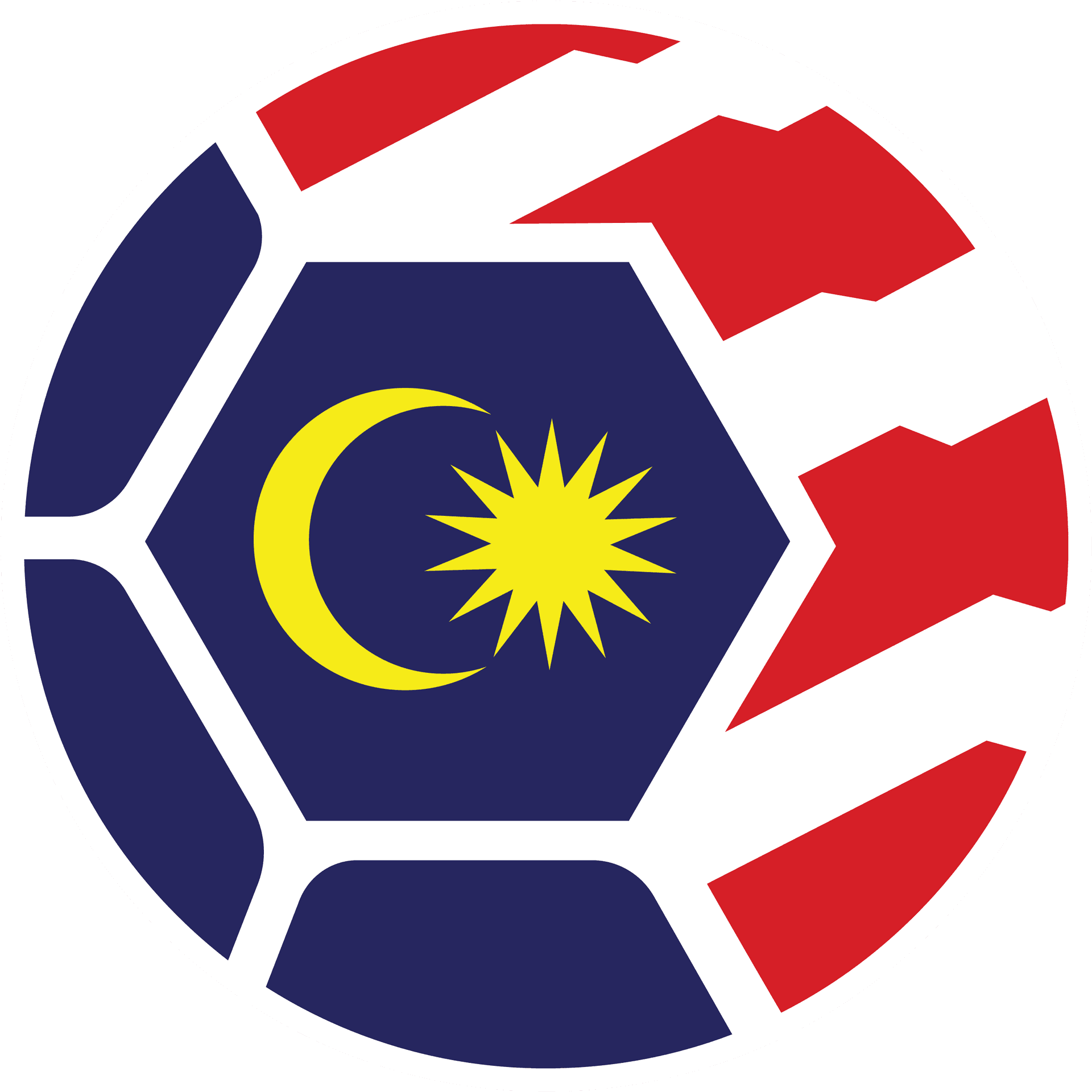 Malaysia Flag Soccer Ball Design PNG Image