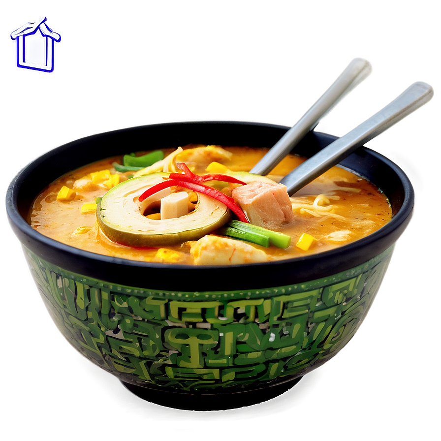 Malaysian Curry Laksa Png Bss PNG Image