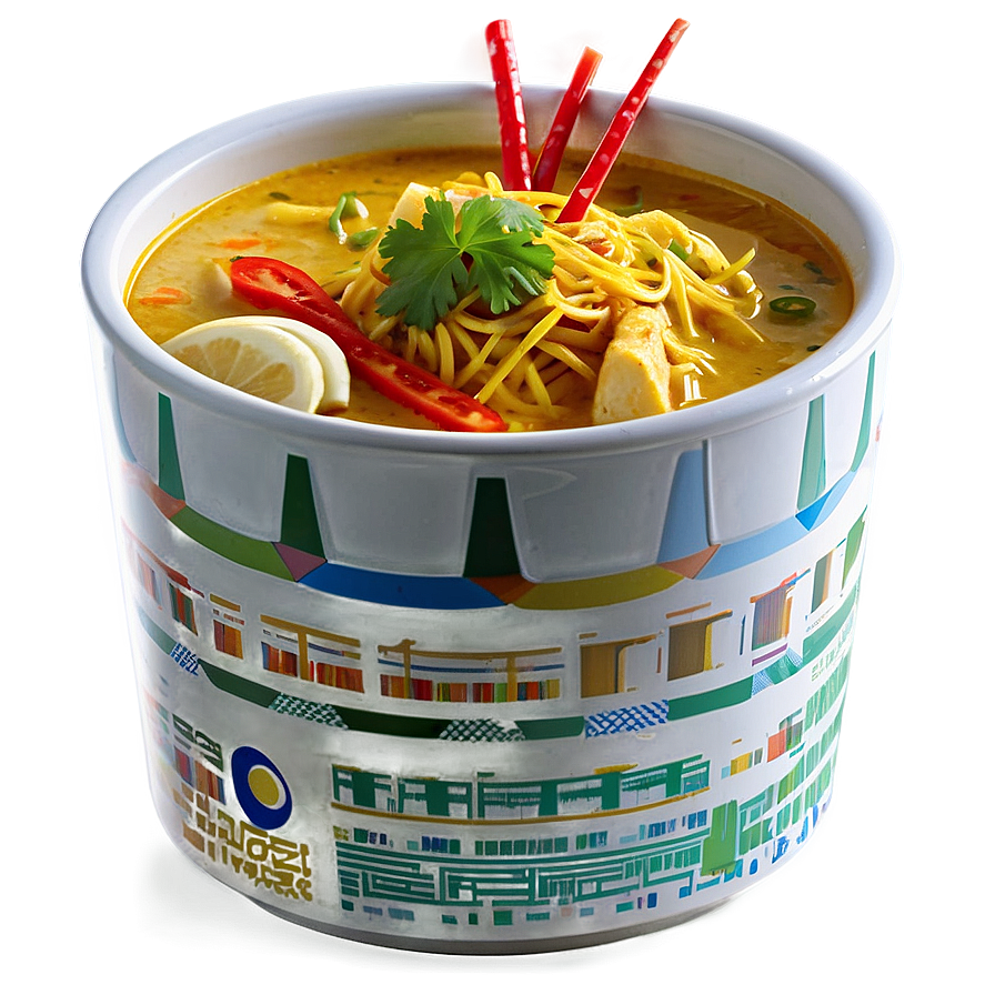 Malaysian Curry Laksa Png Qaw PNG Image