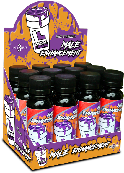 Male Enhancement Supplement Display PNG Image