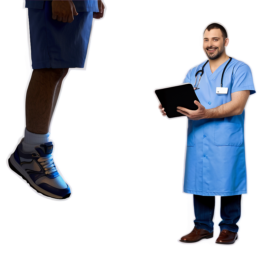 Male Nurse B PNG Image