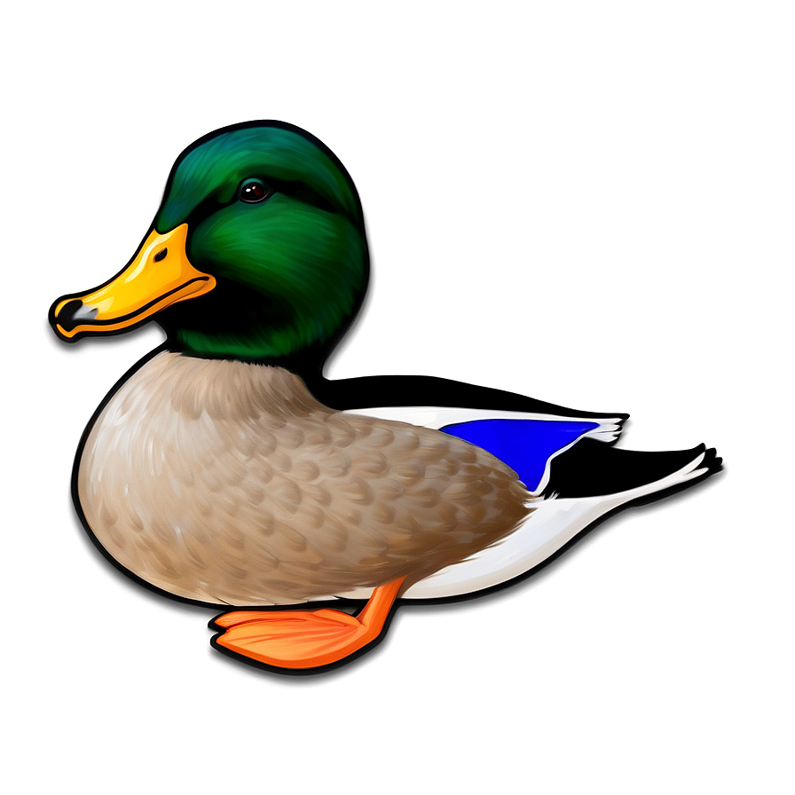 Mallard Duck Resting Png Ggn PNG Image