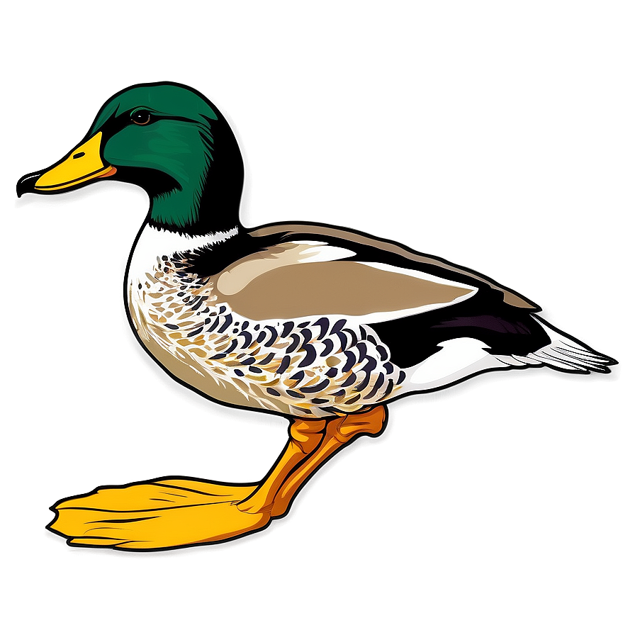 Mallard Duck Silhouette Png 06262024 PNG Image