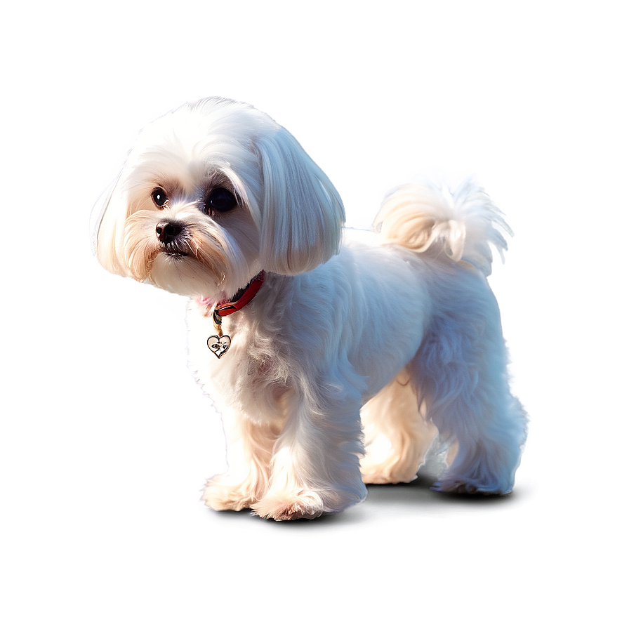 Maltese In Evening Light Png Oan PNG Image