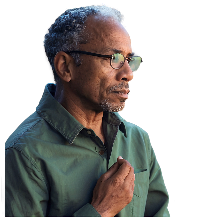 Man In Contemplation Png 72 PNG Image