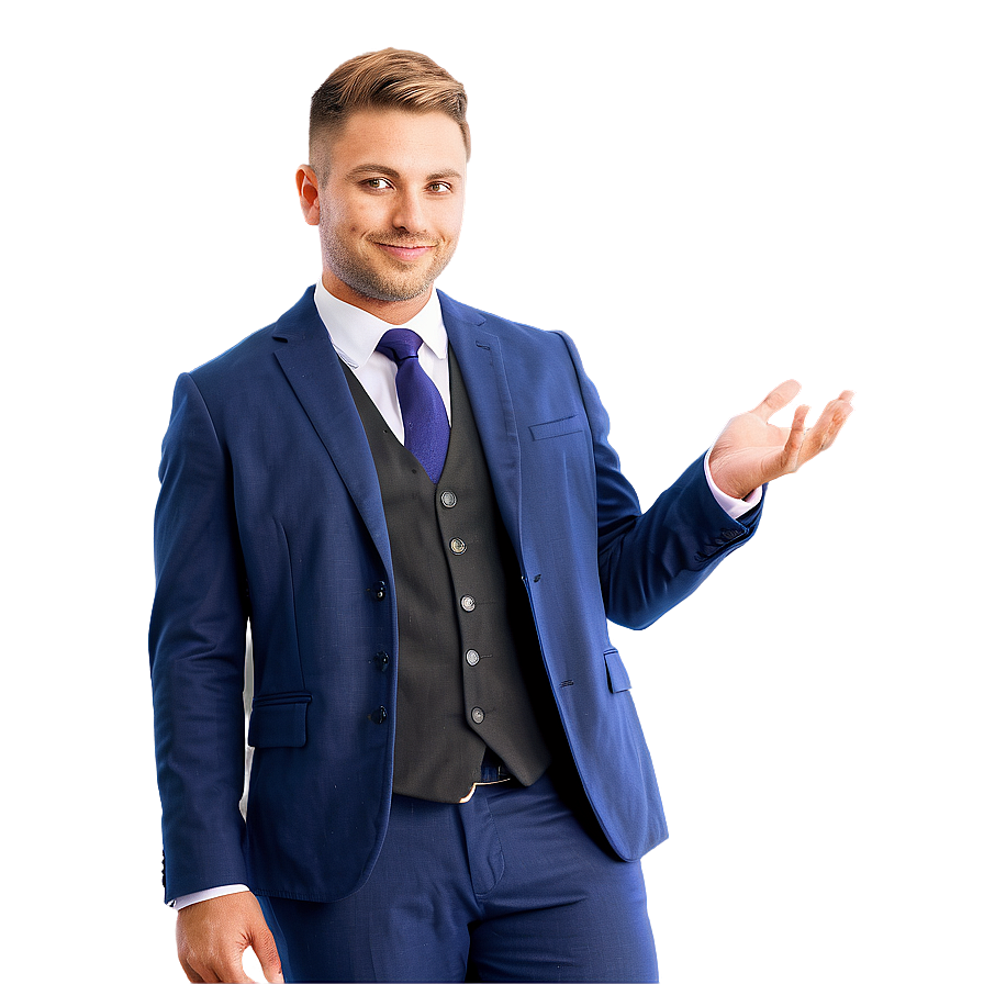 Man In Formal Suit Png 05242024 PNG Image