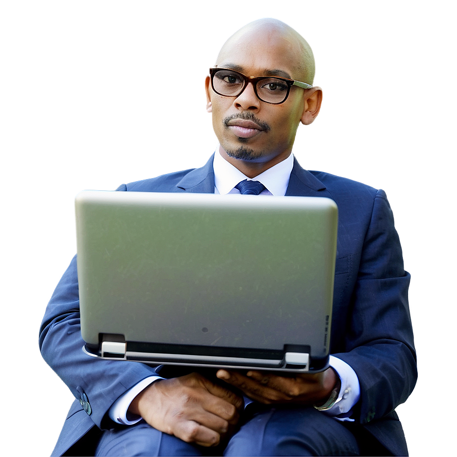 Man On Laptop Png Byt95 PNG Image