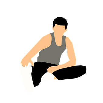 Man Putting On Socks PNG Image