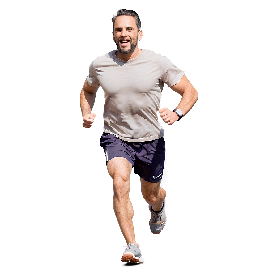 Man Running With Energy Png 74 PNG Image