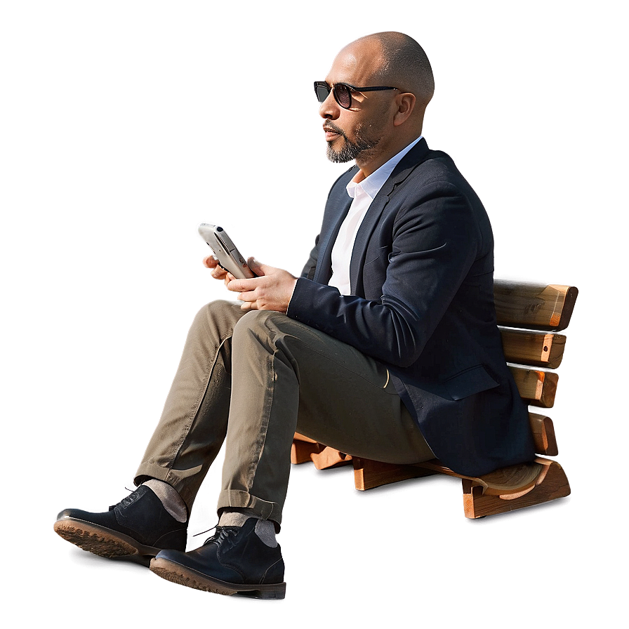 Man Sitting Png Oeu48 PNG Image