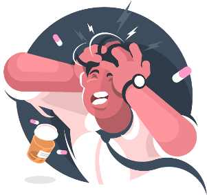 Man Suffering From Headache PNG Image