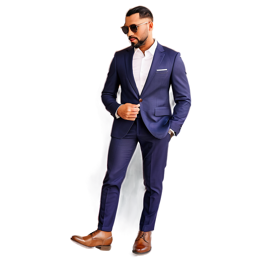 Man Suit Swagger Png 06262024 PNG Image