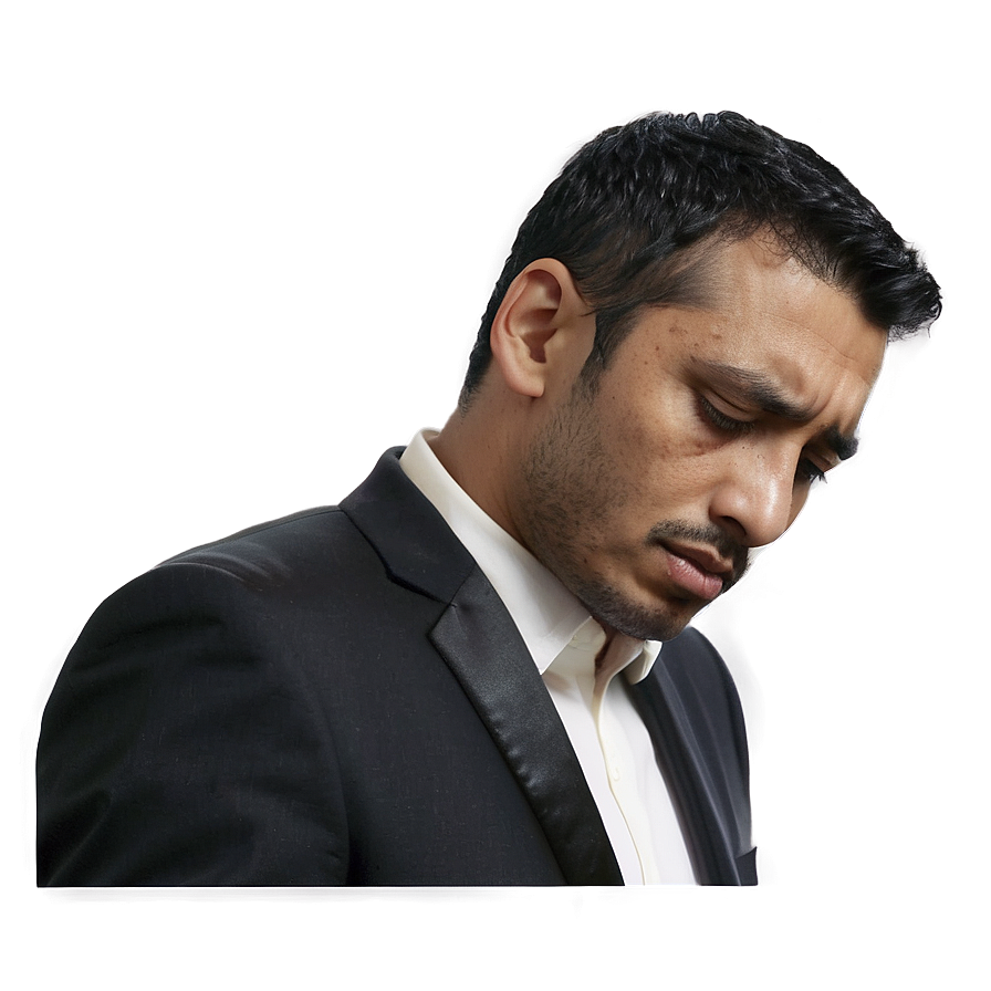 Man With Fallen Tears Png Wxt54 PNG Image