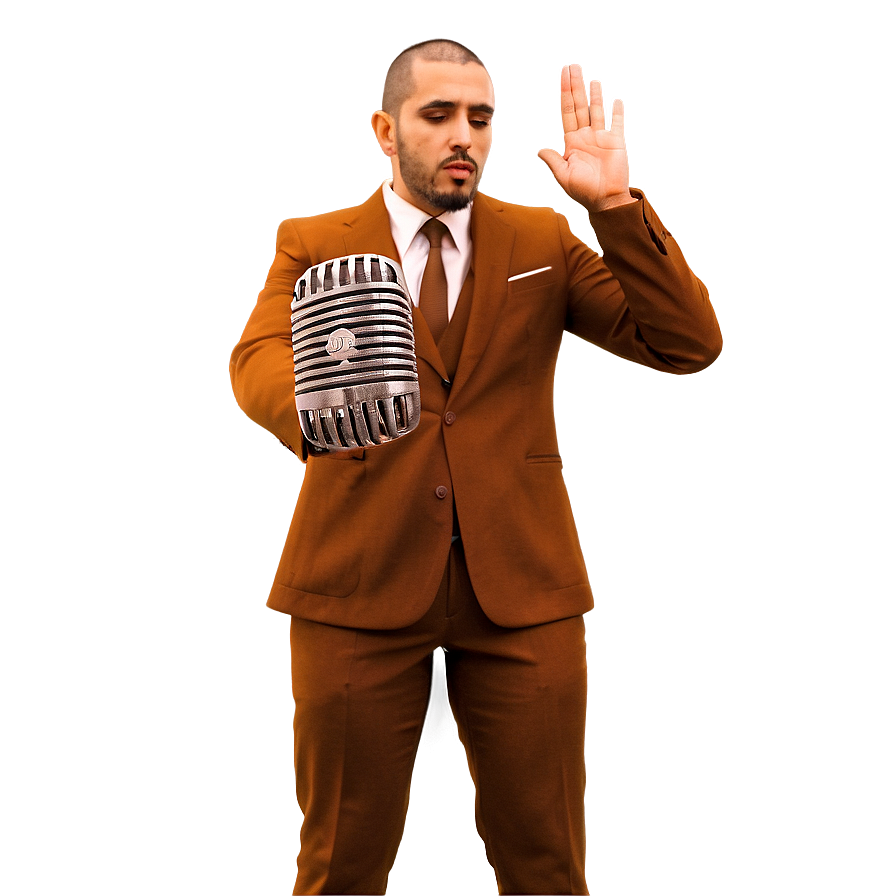 Man With Microphone Png Iww24 PNG Image