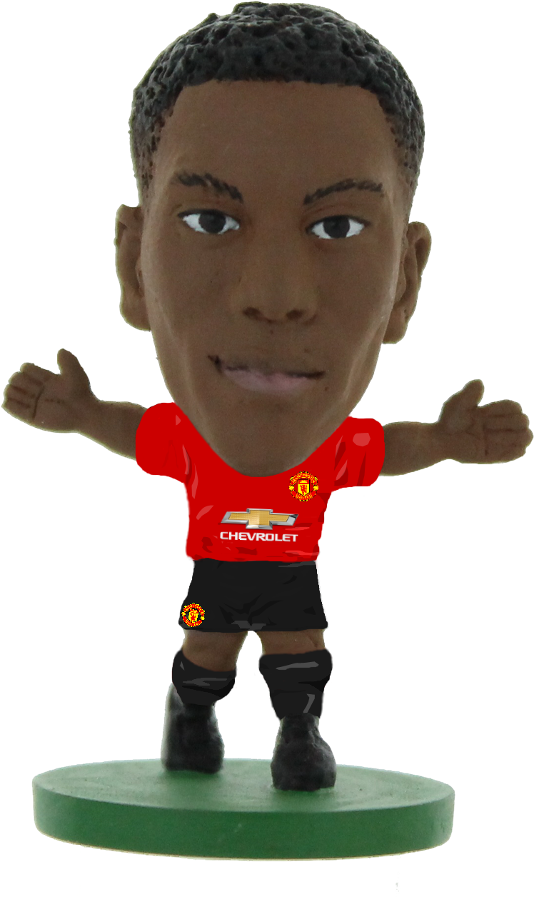 Manchester United Footballer Bobblehead PNG Image