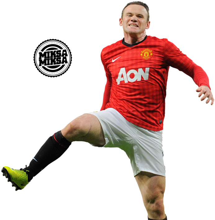 Manchester United Player In Action PNG Image