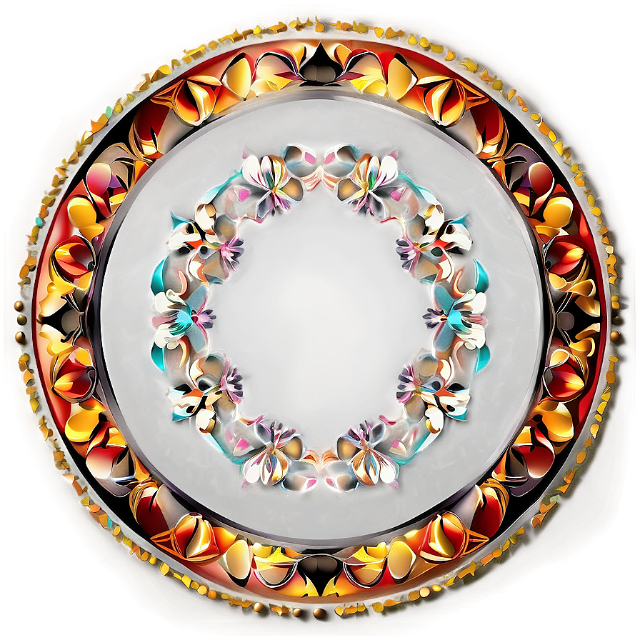 Mandala Circle Frame Png Mui47 PNG Image