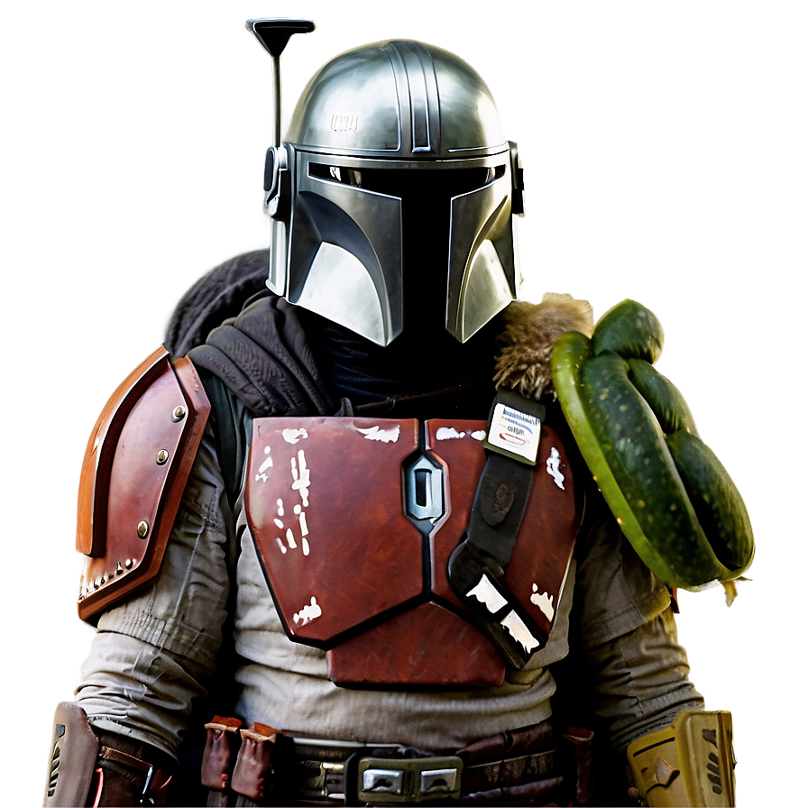 Mandalorian And Bantha Png Fwu60 PNG Image