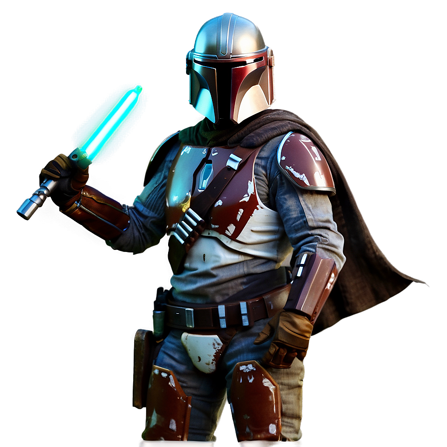 Mandalorian And Bantha Png Luq PNG Image