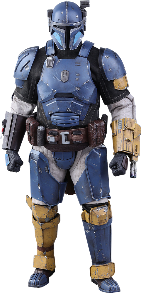 Mandalorian Blue Armor PNG Image