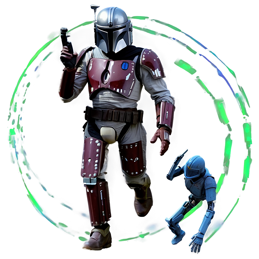 Mandalorian Droid Encounter Png Cob63 PNG Image