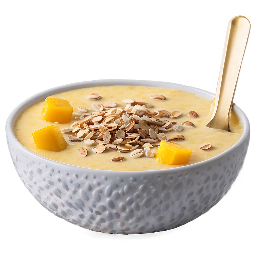 Mango Smoothie Bowl Png 05232024 PNG Image