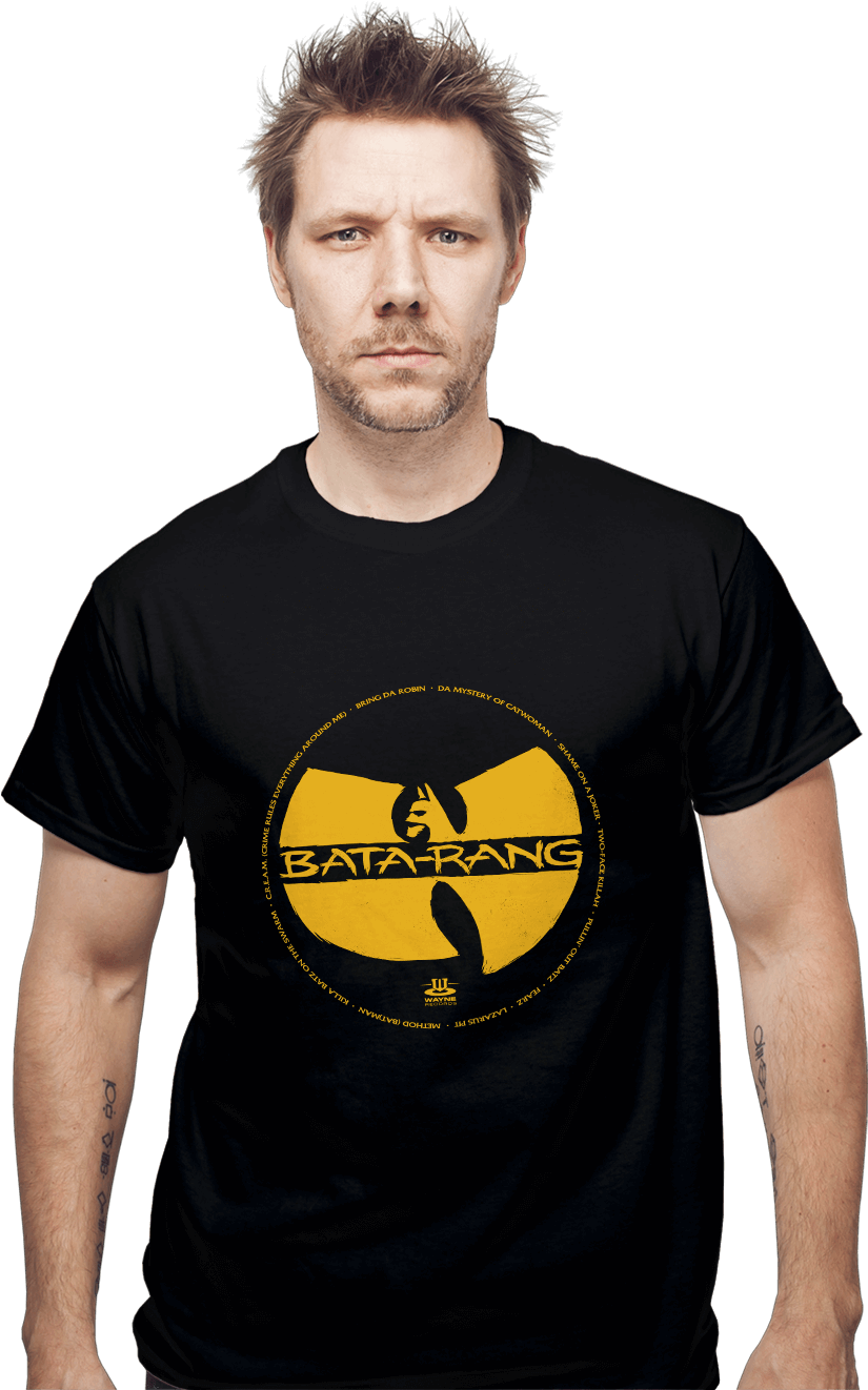 Manin Batman Themed Shirt PNG Image