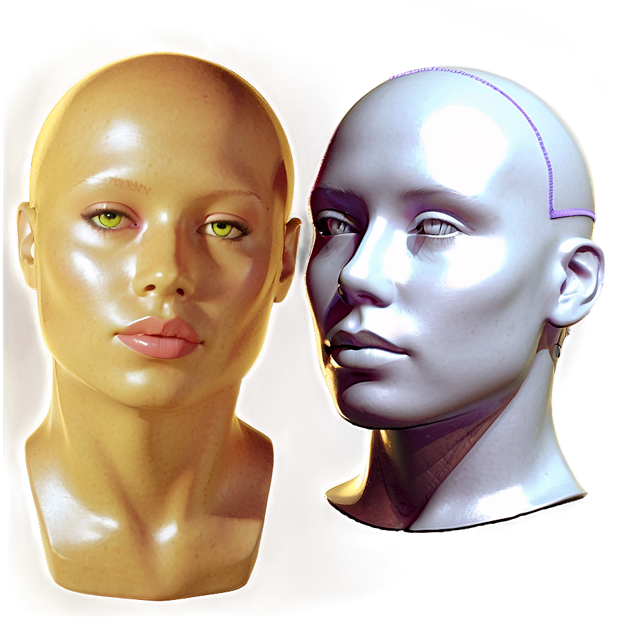 Mannequin Head Display Png Rpb70 PNG Image