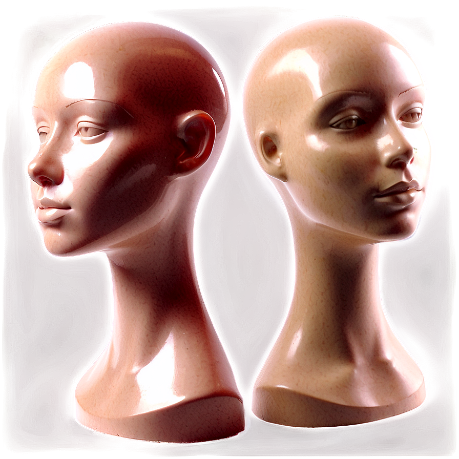 Mannequin Head For Visual Merchandising Png Wvw PNG Image