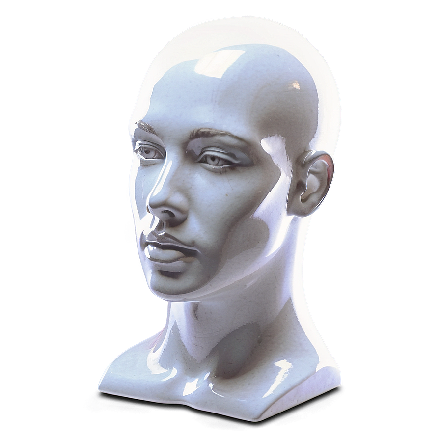 Mannequin Head With Neck Display Png 06282024 PNG Image