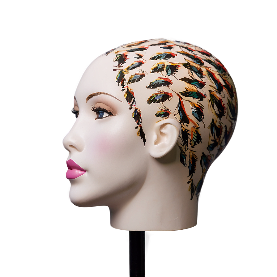 Mannequin Head With Unique Hairstyles Png 61 PNG Image