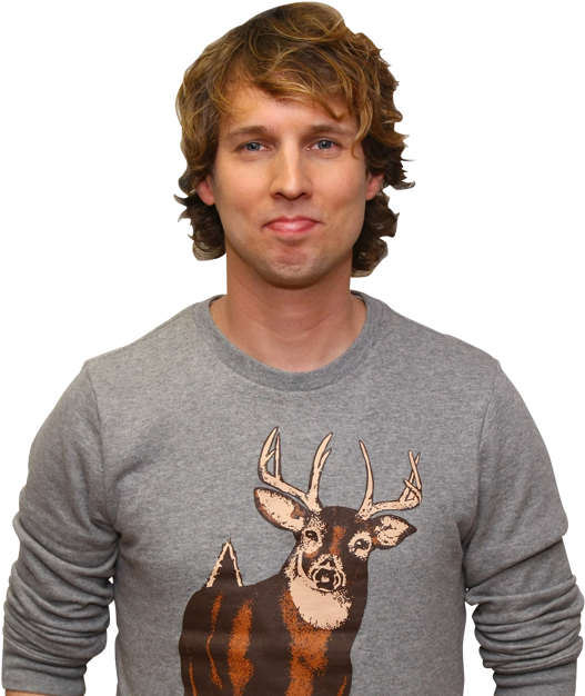 Manwith Deer Print Shirt PNG Image