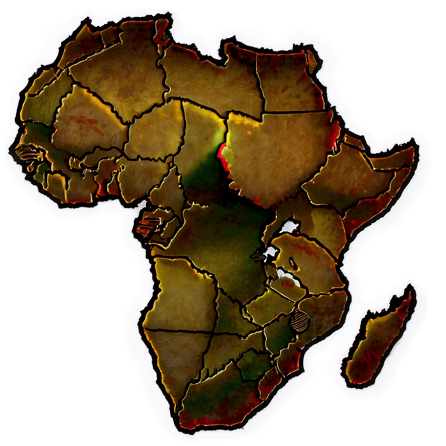 Map Of Africa Png 29 PNG Image