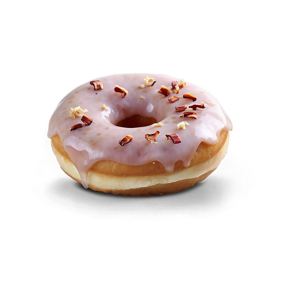 Maple Bacon Donut Png 3 PNG Image