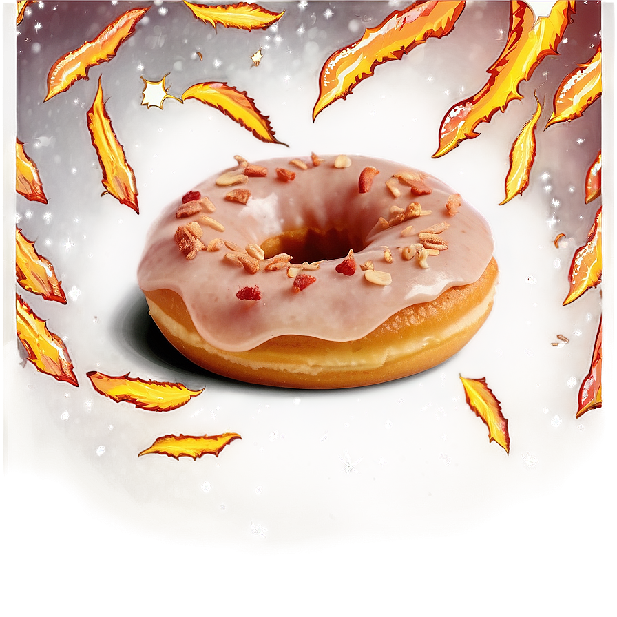 Maple Bacon Donut Png Qag69 PNG Image