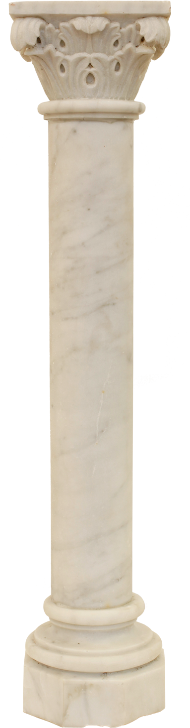 Marble Column Corinthian Capital PNG Image