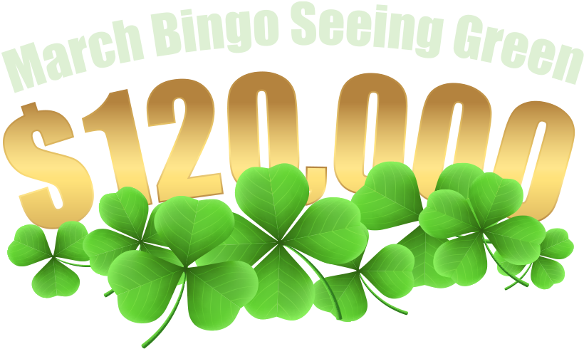 March Bingo Seeing Green120000 Event PNG Image