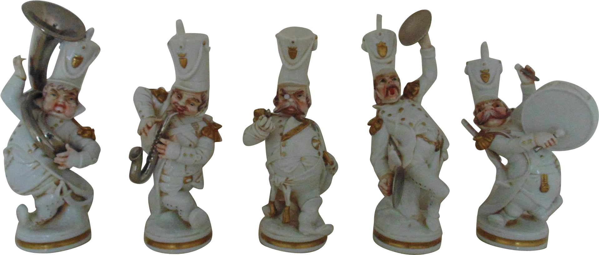 Marching Chef Band Figurines PNG Image