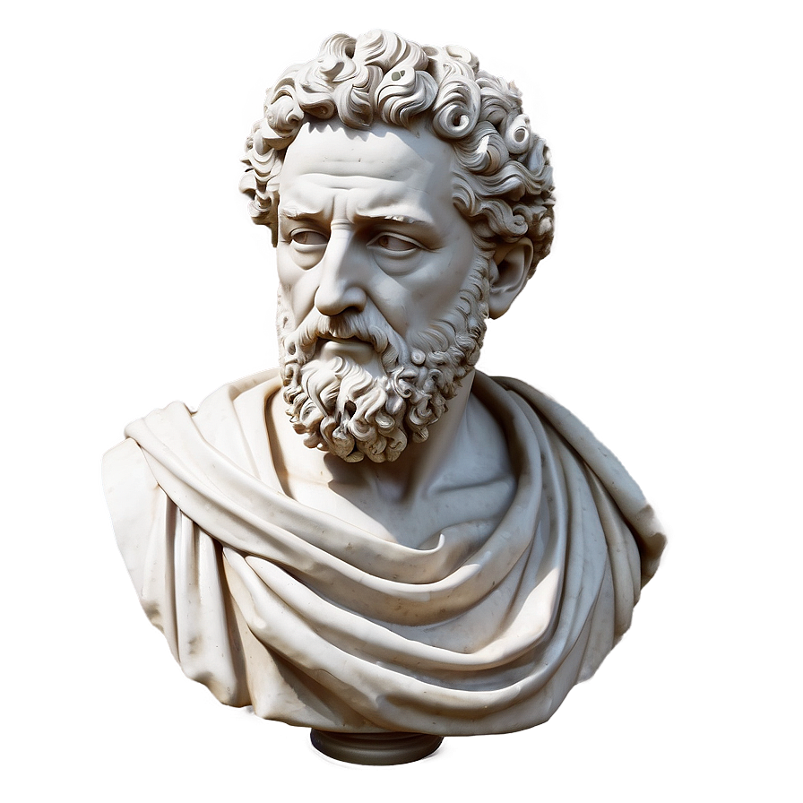 Marcus Aurelius Philosopher King Bust Png 98 PNG Image